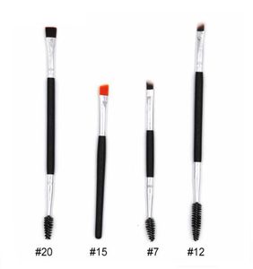Makeup Makeuvrow Brush Mascara Bross 12 Duo synthétique Brushes de maquillage Kit Cur à crayon Ship Ship6510583