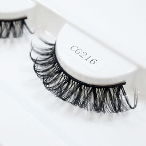 Makeuless cils en vrac en gros en gros 10 mm-18 mm Volume Couleurs Lash Russian Strip Lashes D Curl