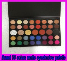 Make -up oogschaduwpalet Charles Eye Shadow 39 Colors Matte Shimmer Hoog gepigmenteerd gezicht Highlighter Nieuwe DHL7029112