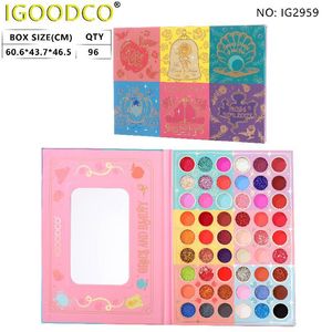 Paleta de sombras de ojos, maquillaje con brillo mate, 54 colores, sombras de maquillaje para ojos, todo en uno, juegos de regalo de disfraces de alta pigmentación para uso diario