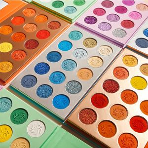 Make-up oogschaduwpallet BrightDELANCI 15 kleuren gepigmenteerd glitteroogschaduwpalet Groen Blauw Oranje Paars Make-uppalet 240226