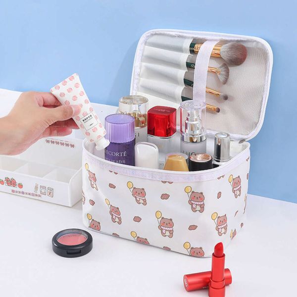 Maquillage pour femmes, grande capacité, Ins portables, Sensation haut de gamme, célébrité Internet 2023, nouveaux cosmétiques de voyage, sac de lavage et de rangement 625178