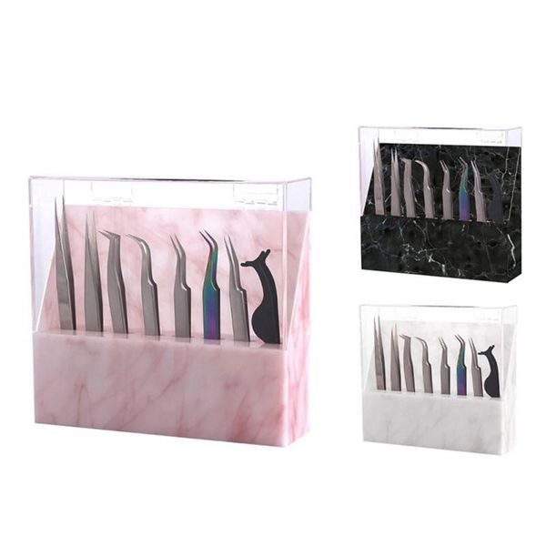 Kits de maquillage, présentoir de pincettes, boîte de rangement d'outils d'extension de cils, organisateur de pincettes, support d'oreiller, fournitures de cils