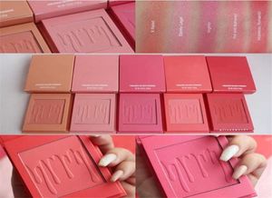 Maquillage Kylie Blush Fard à paupières mat pressé Poudre pour le visage 5 couleurs x notée virginité à peine légale et dérangé romantique désespéré 9912474