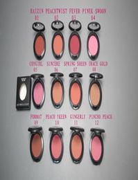 MAKE-UP Laagste NIEUW product Shimmer Blush 24 kleuren Geen spiegels geen brus 6g met Engelse naam8402653