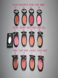 MAKE-UP Laagste NIEUW product Shimmer Blush 24 kleuren Geen spiegels geen brus 6g met Engelse naam8636012