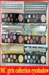 Makeup M Cosmetics Girls Collection Colonte de fard à paupières et palette de surligneur Basic Power Power Hungry Rockin 6 Styles à paupières 9 couleurs DHL8468741
