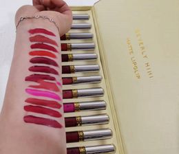 Maquillaje Mate Lip Gloss 12 Color Marca Maquillaje Lip Stick 12PCS/Set