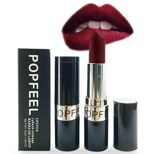 Maquillage Mat Rouge À Lèvres Popfeel Rouge À Lèvres Long Wear Étanche Cosmétique Beauté Maquillage Baume Longue Durée Rouge À Lèvres Rouge Rouge Batom