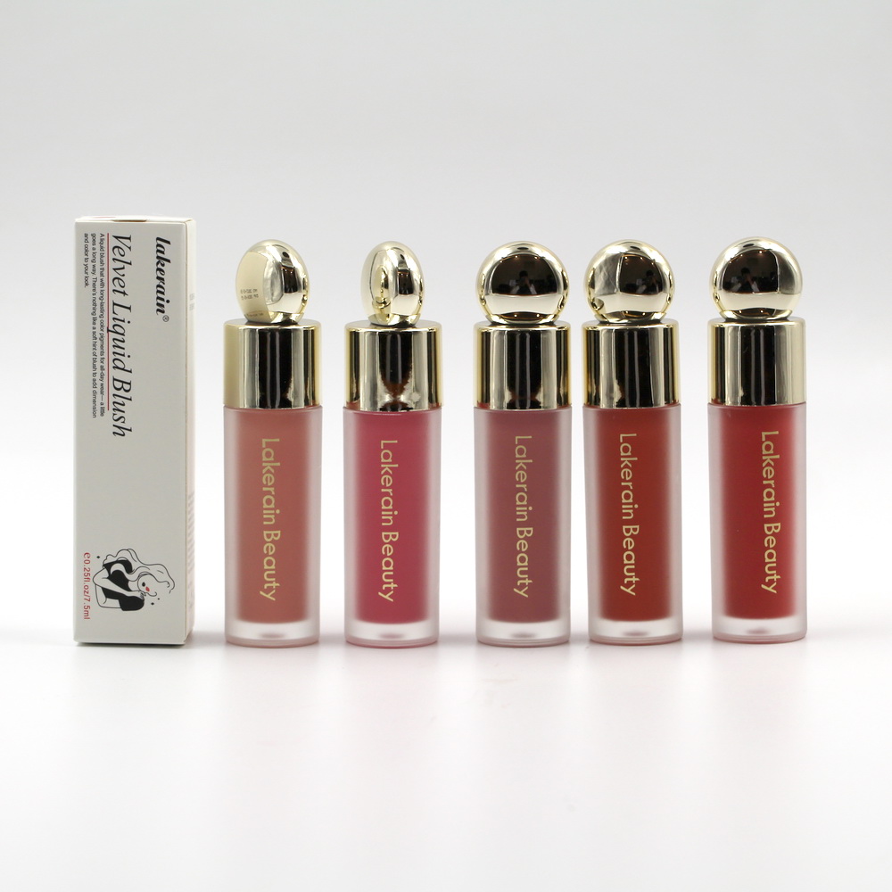 Lakerain Beauty Velvet Liquid Blush Makeup Rouge ровный увлажняющий длительный срок