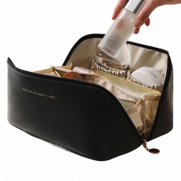 Organisateur de maquillage Kit de toilette féminin sac de maquillage de maquillage pochette de rangement Lady Box Cosmetic Sacs d'oreiller de grande capacité pour voyager H0fy #