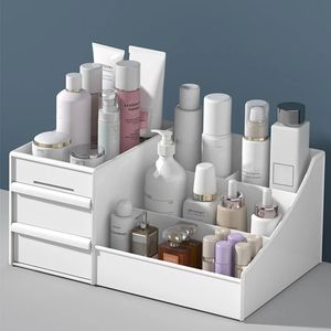 Make -uporganisator voor cosmetische grote capaciteit cosmetische opbergdoos Organisator Desktop sieraden Nagellak make -uplade container