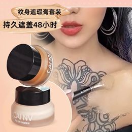 maquillage puissant correcteur anti-cernes de longueur durable et cicatrice de cicatrice de correcteur lisse Cosmetics coréen 240518