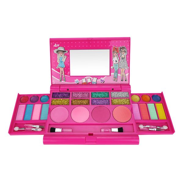 Maquillage Pretend Play Set Boîte de rangement de jouets cosmétiques pour filles Jouet de formation cérébrale pour enfants Jouets éducatifs pour enfants Cadeau d'anniversaire LJ201009
