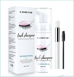 Retonnement de maquillage 50 ml de cils professionnels cils de la pompe plus propre conception de pompe à extension individuelle dissolvant avec drop de brosse de dhqym5951431