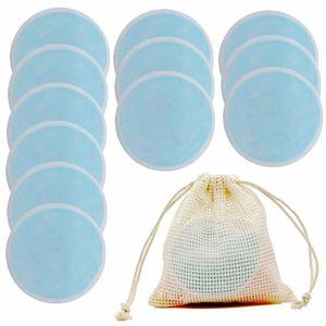 Makeup Remover Reusable Bamboo Makeup Remover Pads 50pcs Washable Rounds Cleansing Cotton Make Up Removal Pads Tool 231205
