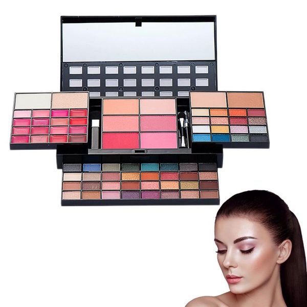 Juegos de maquillaje Kit de maquillaje todo en uno Crea un aspecto perfecto Cosmético Atrae la atención Paleta de sombras de ojos