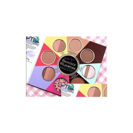 Make -up sets Eye Shadow The Little Black Book of Bronzers Bronzer Garderobe Blush Cheek Highlighter Cosmestics Palet Christmas Drops Dhog3