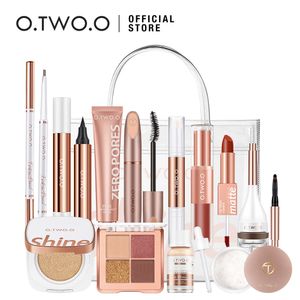 Juegos de maquillaje Juego completo 10 12 16 piezas Kit de cosméticos Mascara Eyeliner Foundation BB Cream Air Cushion Corrector para mujeres 230728