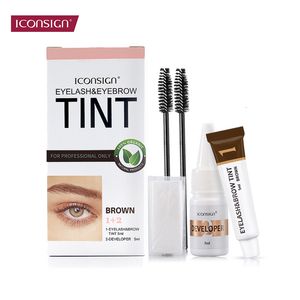 Makeup Sets ICONSIGN Eyelash Eyebrow Dye Tint Kit Brow Enhancer Mascara Lift Tinting Tattoo Eyes Tools 230728