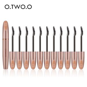 Makeup Sets OTWOO 12pcsset 3D Silk Fiber Mascara Eyelash Black Waterproof Long Lasting Lash Thick Eyelashes 230615