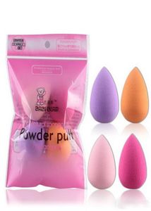 Makeup Sponge Puff Mini Foundation Sponzen Set Set kalebas waterdrop poeder vloeibare crème blender gladde make -upgereedschap 4 stks in één PA8184905