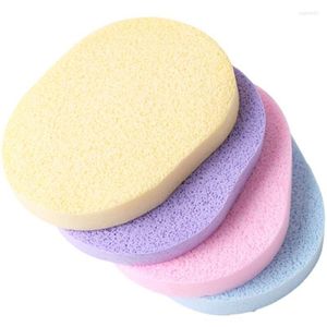 Make -up sponzen 10 stks gezicht ronde remover gereedschap natuurlijke spons cellulose compress cosmetische puff gezicht wassen wassen