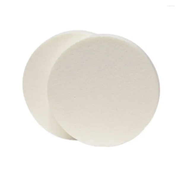 Capacidades de maquillaje Sponges 10pcs POEPLA FACAL COSMETICS APLICADORES RODUNDESS (blanco)