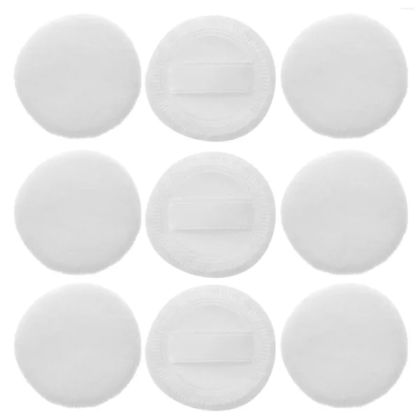 Esponjas de maquillaje 12 PCS Polvo Puff Pad Pequeña herramienta Triángulo Simple Puffs Pure Cotton Mujer