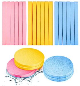 Make-up Sponzen 12 Stuks Gecomprimeerde Gezichtsspons Voor Schoonheidsspecialisten Gezicht Ronde Reiniging Verwijdering Pad Exfoliërende Spa Wassen4898772