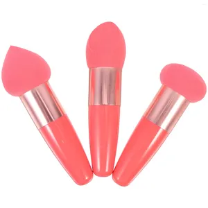 Make-up Sponzen 3 Stuks Multifunctionele Pen Gezicht Bladerdeeg Reispennen Borstel Multifunctionele Borstels Rijstcake Beauty Tool