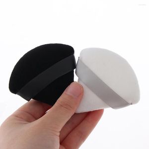 Make -up sponzen mini gezicht spons driehoek fluweel poeder vieeg black witte cosmetische kiezels wasbare lichtgewicht make -upgereedschap