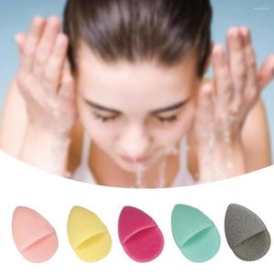 Make -up sponzen nuttige cosmetische bladerdeeg gezicht schoon gereedschap reiniging vingerwiegjes exfoliërend gezicht wassen diepe reiniging