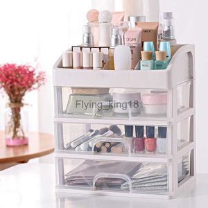 Make -up opbergdoos sieradencontainer make -up case borstel houder organisatoren laden plastic grote capaciteit opslagplaats hkd230812