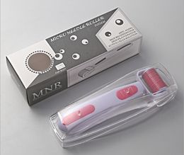Makeup Tool Cosmetische Dermaroller MNR 1080 Naalden Derma Roller met interquepble Microneedle Roller Head Skin Beauty Tool