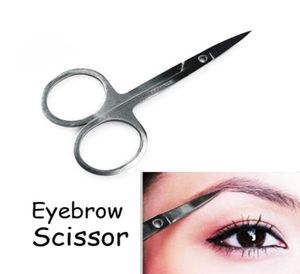 Outil de maquillage coréen petits ciseaux à sourcils coupe manucure nez acier inoxydable ciseaux de maquillage sourcil avec tête pointue 2868699