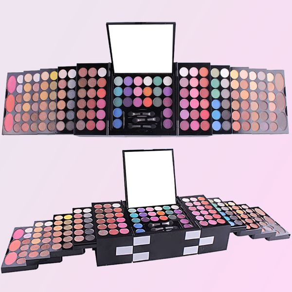 Outils de maquillage 148 Palette de fards à paupières de couleur Mix Matte Kit Set Flash Shadow Powder Blusher brow Plate 230314