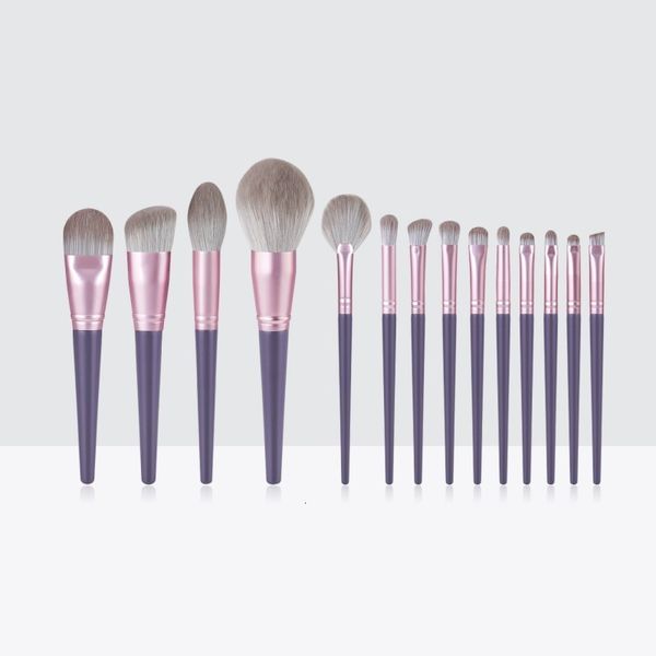 Outils de maquillage 14pcsset pinceaux à poudre angle sculpture fond de teint liquide maquillage brosse fard à paupières cils rouleau correcteur outil de beauté 230822