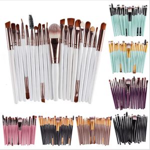 Outils de maquillage 20 pièces ensemble de pinceaux pour femmes cosmétiques fard à paupières professionnel complet Kit d'outils de beauté maquillage féminin ombre à paupières 231025