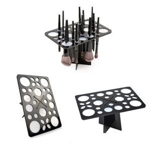 Make-up Gereedschap 26 28 Slots Make-up Borstel Droogrek Opvouwbare Borstels Plank Schoonheid Wassen Droog Set Toren Boom Organizer 231211