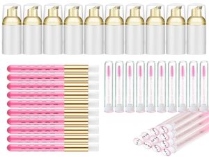 Make -upgereedschap 30 stuks Lash Shampoo -borstels Lege zeepflessen Set zijn onder meer 10 wimpermascara 10 Peel Off Blackhead Nose Cleanse 223445095