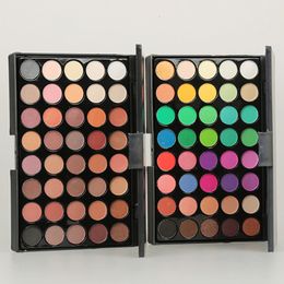 Outils de maquillage 40 couleurs ombre à paupières plaque Pigment mat lumineux fard à paupières étanche paillettes scintillantes cosmétique fard à paupières palette maquillage 230314