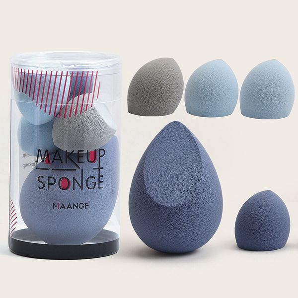 Herramientas de maquillaje Paquete de 5 esponjas Set Beauty Puff Mini Egg Mojado y seco para base Corrector Blender M 230314