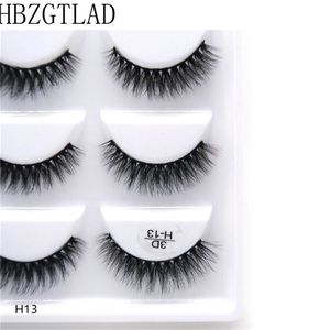 Make -upgereedschap 50/100Box Multipack 3D Soft Hair valse wimpers Handgemaakte Weerspottende pluizige lange wimpers Natural Eyes 220921