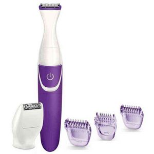 Outils de maquillage 5in1 femmes épilateur facial femme rasage machine rasoir pour les femmes façonnent le visage, les aisselles, le corps, l'enlèvement du bikini220422