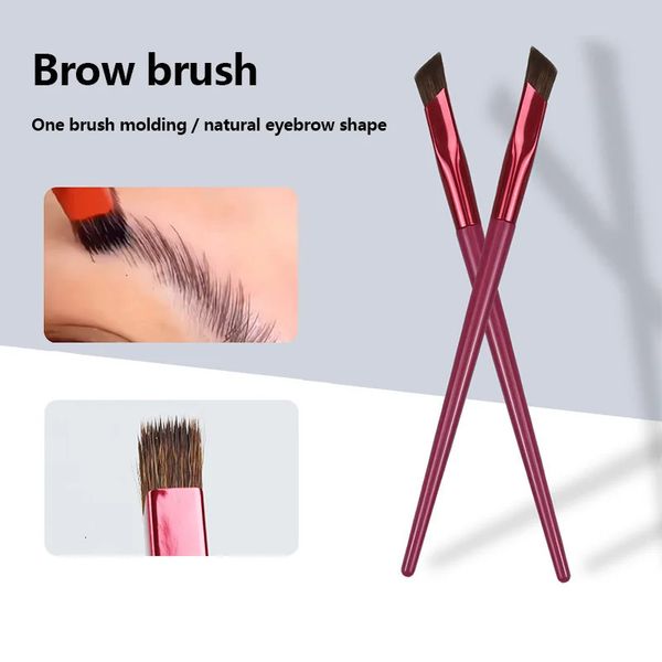 Herramientas de maquillaje Alori Wild Eyebrow Brush Pintura estereoscópica cuadrada Hairline Paste Artefacto Cepillos para cejas 231012