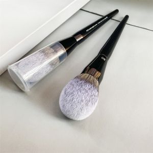 Make -upgereedschappen Black Pro Bronzer Brush 80 Grote Ronde koepelvormige zachte brisltes Poeder Beauty Cosmetics Tool 230816