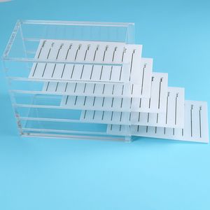 Make -upgereedschap Clear 5 lagen wimper opbergdoos make -up organisator valse wimperlijsten lijm pallethouders enten wimper extensie make -up tot 230313