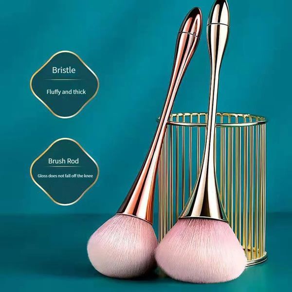 Outils de maquillage pinceau cosmétique poudre libre surdimensionné mettant en évidence Blush doux fixation des cheveux bouffée beauté 231122