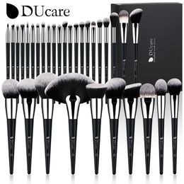 Make-up tools DUcare Professionele make-up kwastenset 10-32-delige penselen make-up kit Synthetisch haar Foundation Power Eyeshadows Blending Beauty Tools 230215